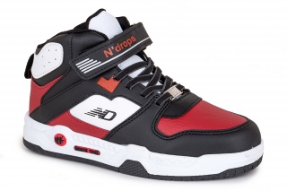 NDROPS Tennised, värv must/punane. Sportlik stiil. 